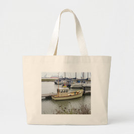 Bolsa Tote Grande Barco Moderno Estilo Tradicional