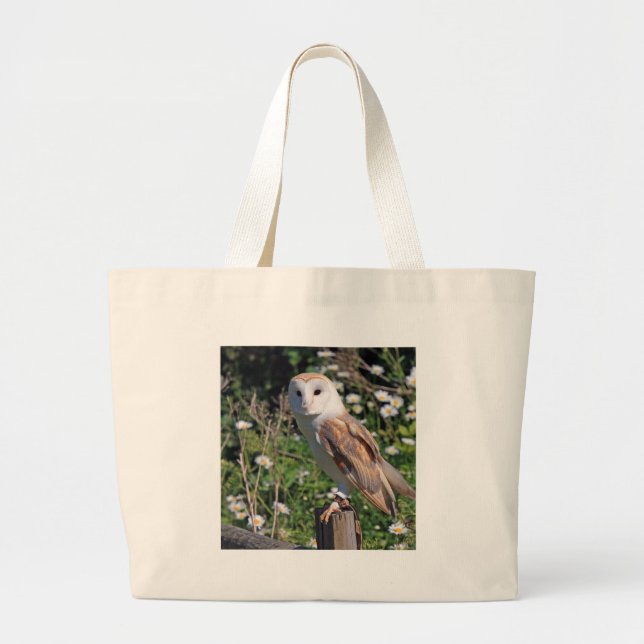 Bolsa Tote Grande Barn Owl (Frente)