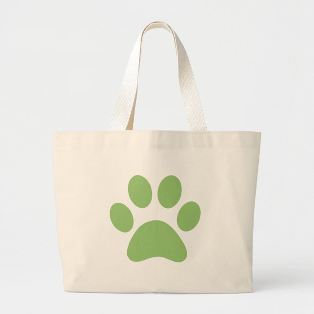 Bolsa Tote Grande Barra de ferramentas de impressão de pata (Frente)