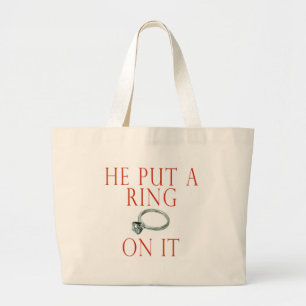 Bolsa Tote Grande Barra de Noivados