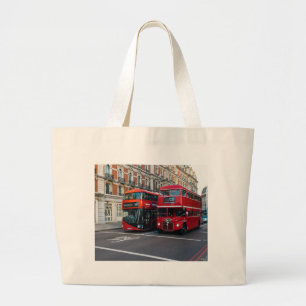 Bolsa Tote Grande Barramento Red Double Decker