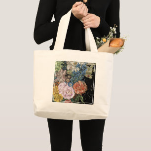 Bolsa Tote Grande Barroco Floral - Buquê
