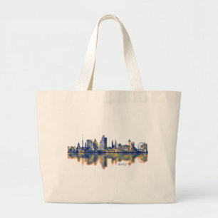 Bolsa Tote Grande Basel Skyline
