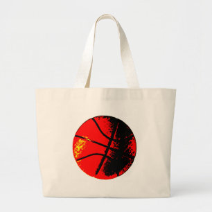 Bolsa Tote Grande Basquete de pop