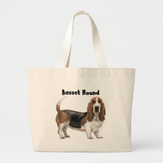 Bolsa Tote Grande Basset Hound