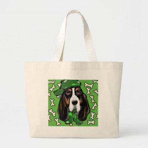 Bolsa Tote Grande Basset Hound