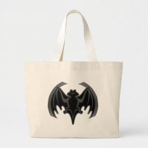 Bolsa Tote Grande Bat Black Inv The MUSEUM Zazzle Gifts