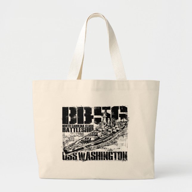 Bolsa Tote Grande Batalhão Washington Large Tote Bag (Frente)