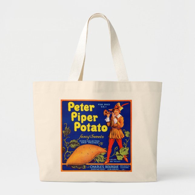 Bolsa Tote Grande Batata-De-Tubagem-Pied (Frente)