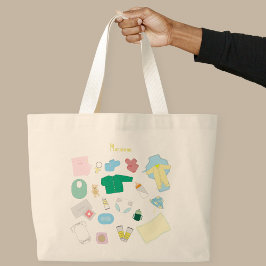 Bolsa Tote Grande Bebê Coisas Para Sua Fralda Saco Saco Saco Saco