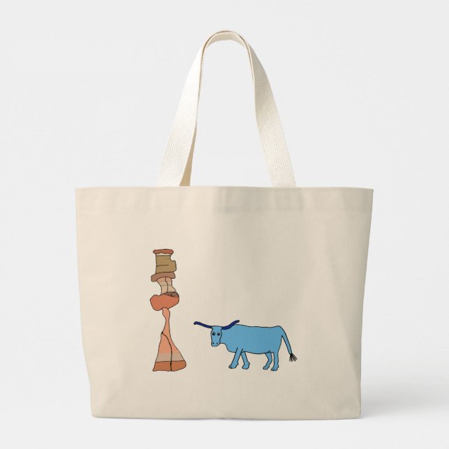 Bolsa Tote Grande Bebê com a Torre de Hoodoos (Verso)