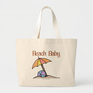 Bolsa Tote Grande Bebê da praia