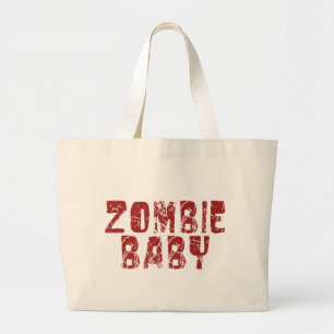 Bolsa Tote Grande bebê do zombi