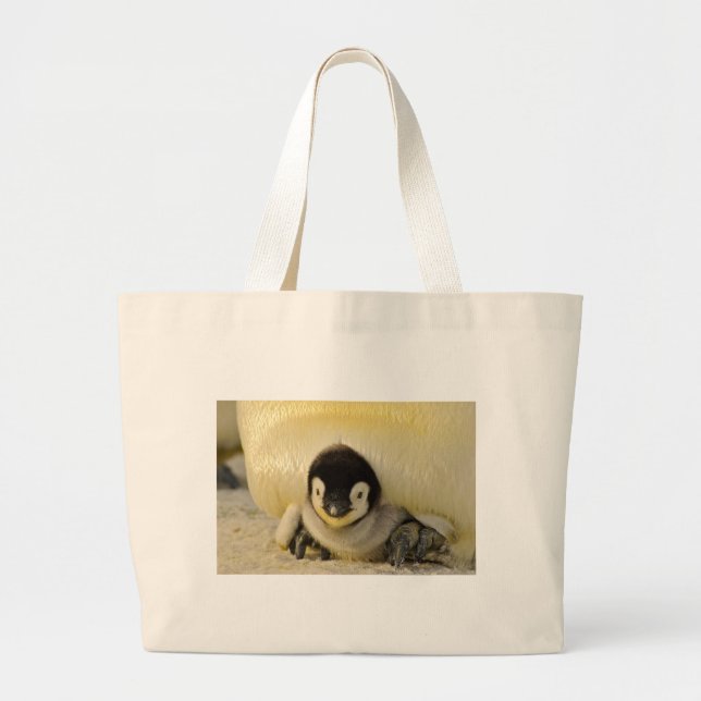 Bolsa Tote Grande Bebê pinguim (Frente)