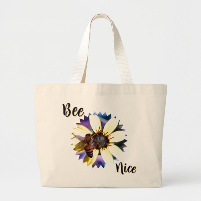 Bolsa Tote Grande Bee Nice Large Tote Bag (Frente)