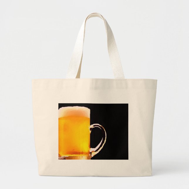 Bolsa Tote Grande Beer Mug (Frente)