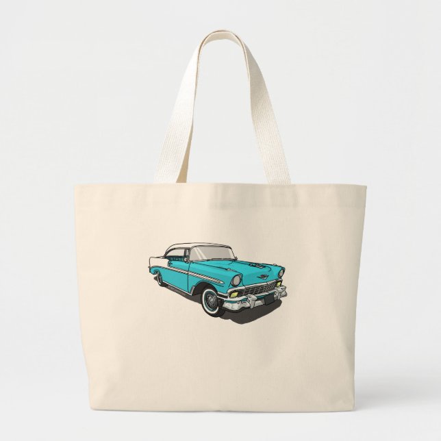 Bolsa Tote Grande Bel Air de Chevy - azul (Frente)