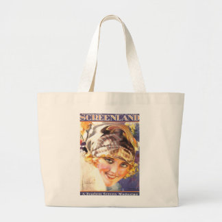 Bolsa Tote Grande Beleza da atriz do filme silencioso de Marion