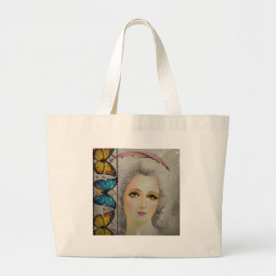 Bolsa Tote Grande Beleza e as borboletas