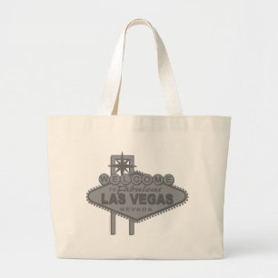 Bolsa Tote Grande Bem-vindo a Las Vegas Fabulosa