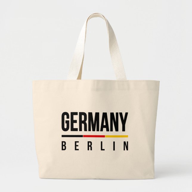 Bolsa Tote Grande Berlim Alemanha (Frente)