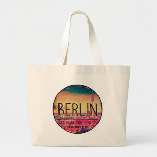Bolsa Tote Grande Berlin, Love This City series, círculo