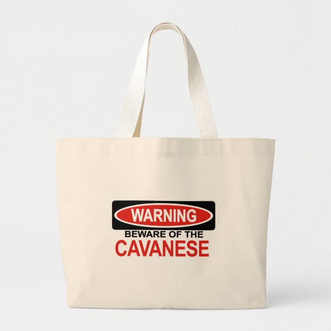 Bolsa Tote Grande Beware de Cavanese (Frente)