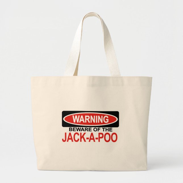 Bolsa Tote Grande Beware de Jack-Um-Poo (Frente)