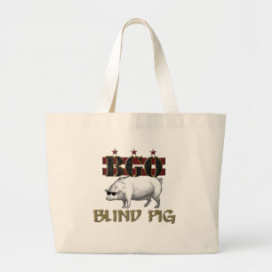 Bolsa Tote Grande BGO Cego Porco Jumbo Tote Bag