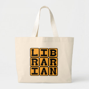 Bolsa Tote Grande Bibliotecário, Mestre dos Livros