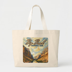 Bolsa Tote Grande Big Bend National Park Texas Desert Retro