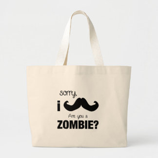 Bolsa Tote Grande Bigode pesaroso de I….é você um zombi?