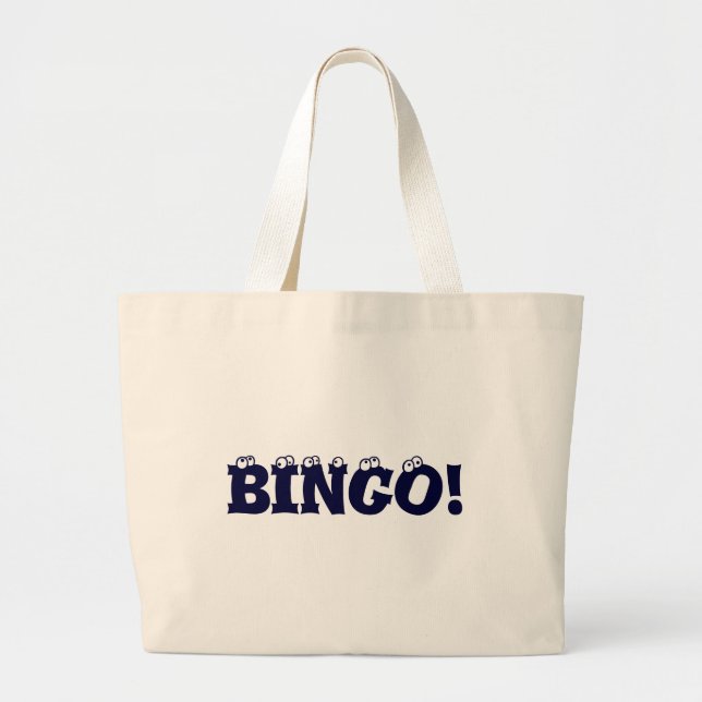 Bolsa Tote Grande BINGO! Saco (Frente)