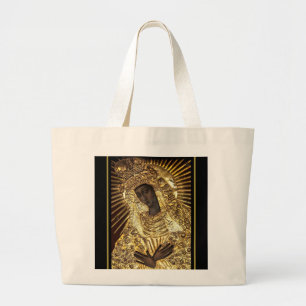 Bolsa Tote Grande Black Madonna Jumbo Tote Bag