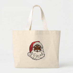 Bolsa Tote Grande black santa claus