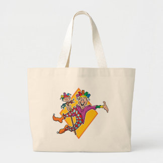 Bolsa Tote Grande Bobo da corte dos desenhos animados