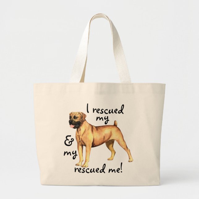 Bolsa Tote Grande Boerboel de Emergência (Frente)