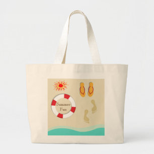 Bolsa Tote Grande Bolas de Tote de Verão