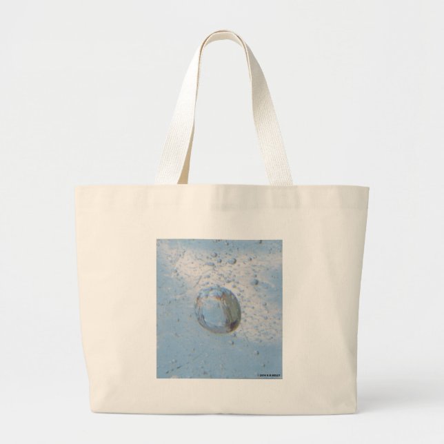 BOLSA TOTE GRANDE BOLHA AZUL (Frente)