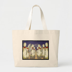 Bolsa Tote Grande Boliches Vivas Irão Engraçadas Presente, Camisetas