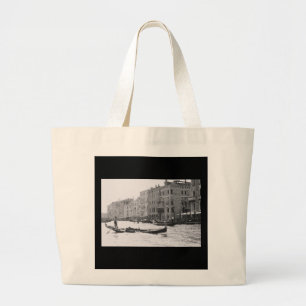 Bolsa Tote Grande Bolsa do saco do canal grande do Gondolier da