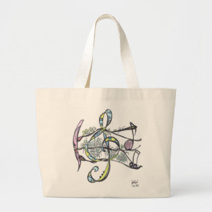 Bolsa Tote Grande bolsa grande — Peça de madeira