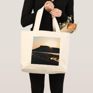 Bolsa Tote Grande Bolsa Grande Seongsan Sunrise Peak Jeju Coreia