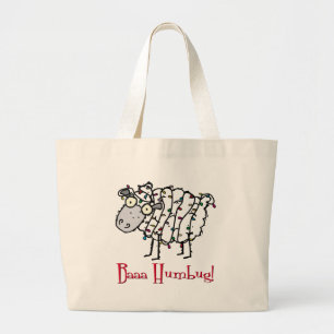 Bolsa Tote Grande Bolsas de Feriado Engraçadas