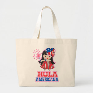 Bolsa Tote Grande Bolsas e Bolsas Americanas Hula