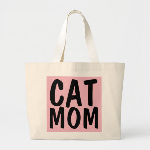 Bolsa Tote Grande BOLSAS MOM CAT, rosa