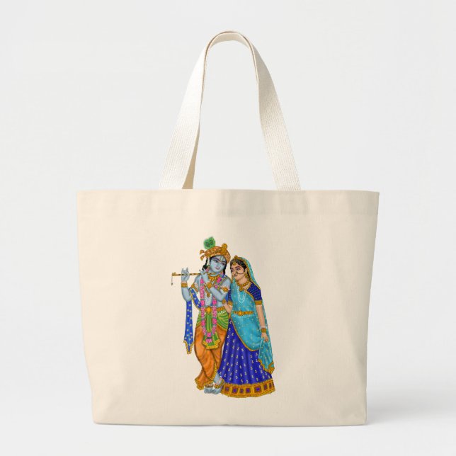 Bolsa Tote Grande Bolsas Radha Krishna (Frente)
