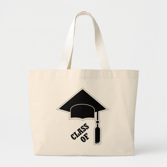 Bolsa Tote Grande Boné de formatura (Frente)