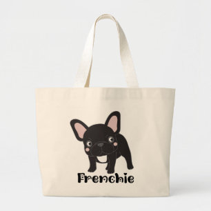 Bolsa Tote Grande Bonita Cama Francês Mãe Gift Frenchie Lover