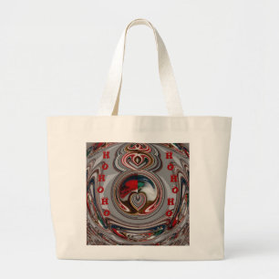 Bolsa Tote Grande Bonitas Cores de Festas de Natal